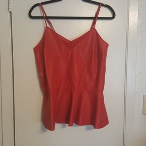 Beautiful red peplum top