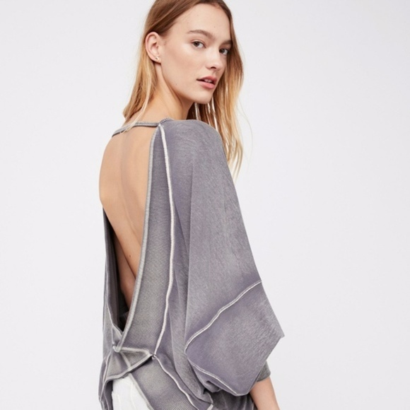 Free People Sweaters - Free People Back It Up Washed Sweater