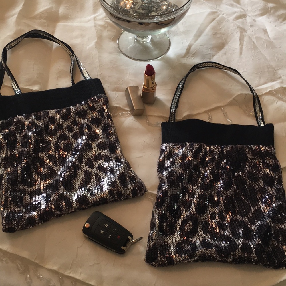 Glitzy evening bag