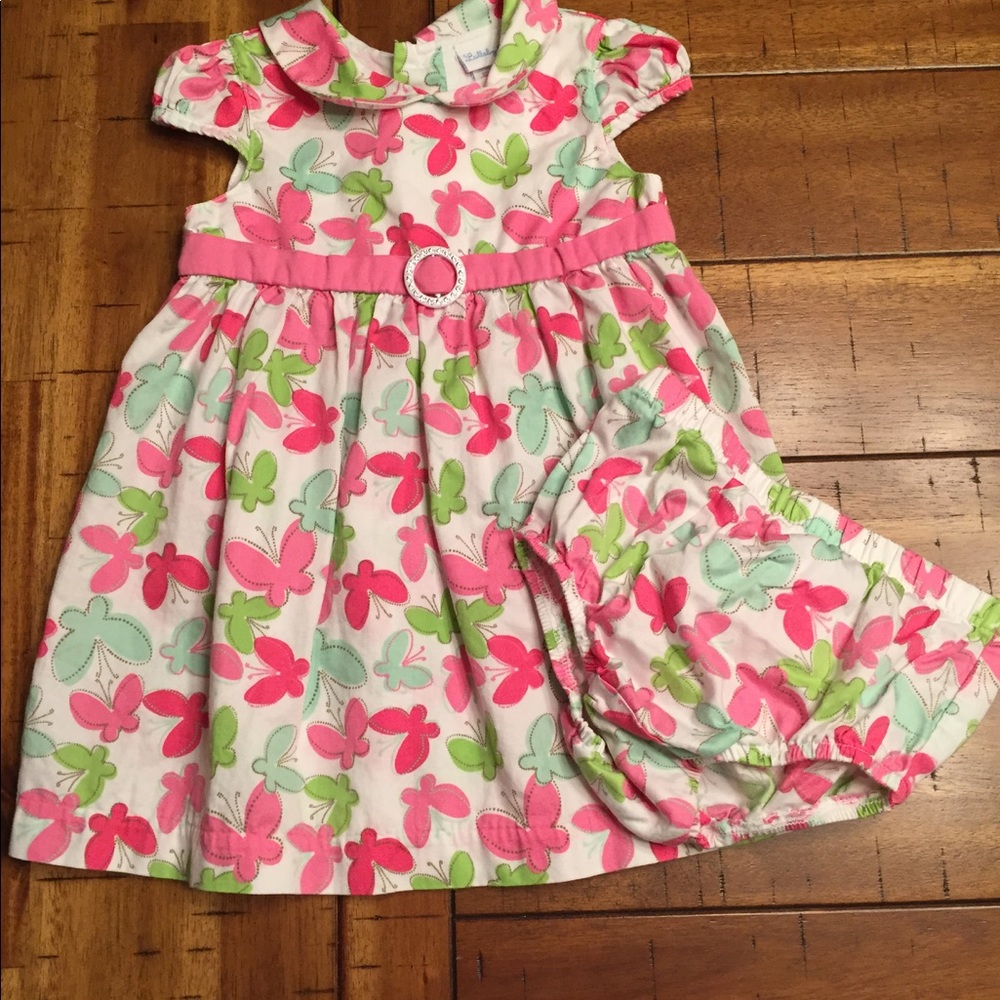 Butterfly dress and diaper cover