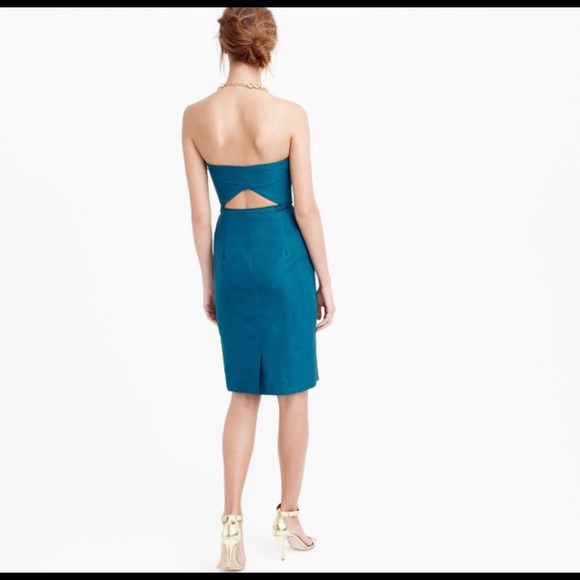 NWT JCrew 'Rory' strapless dress Millennial pink 6 - Picture 3 of 6