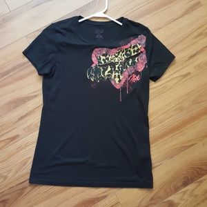 Black Fox Racing print T-shirt