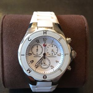 Michele Tahitian Jelly White Watch