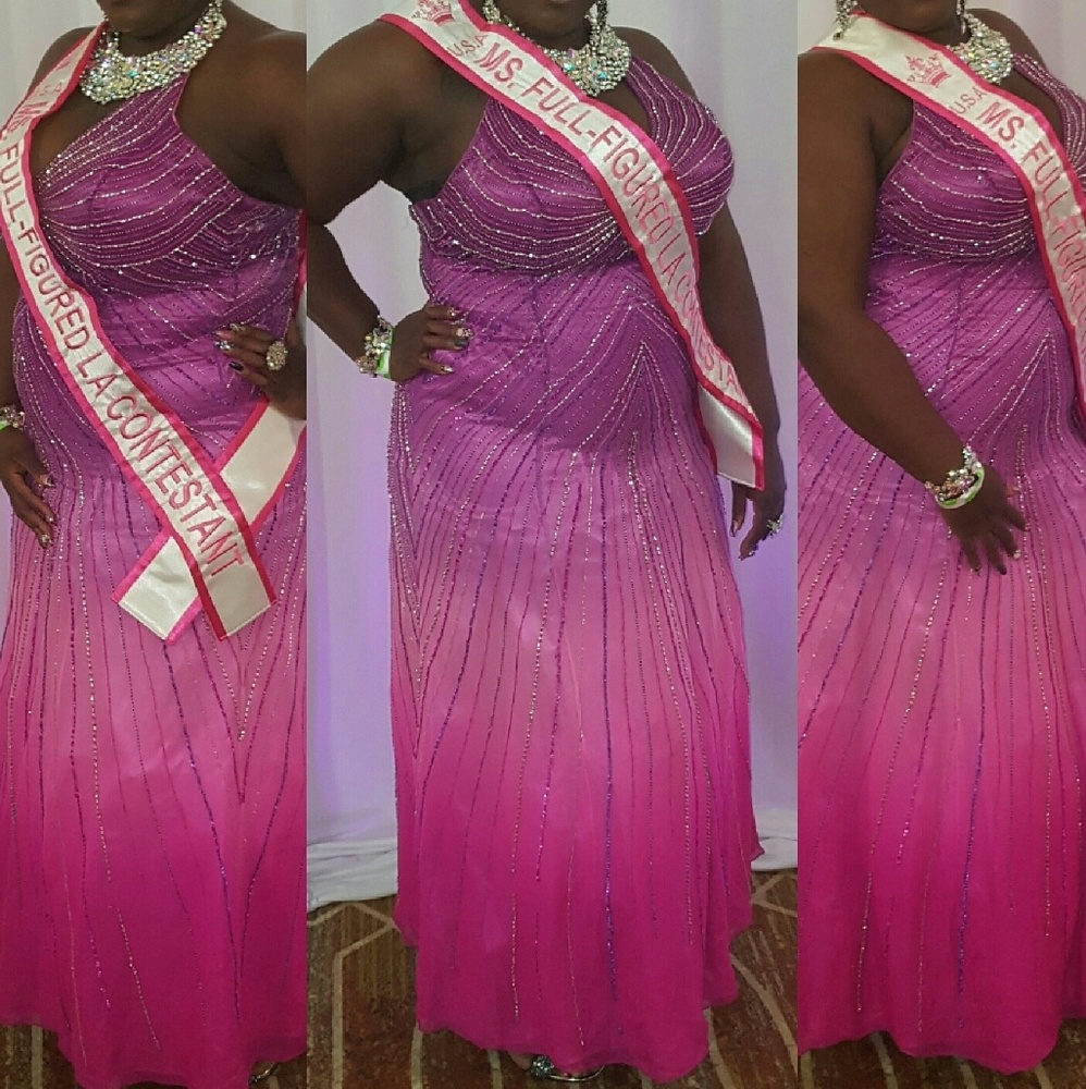 Beautiful hot pink gown
