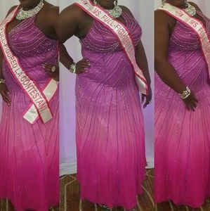 Beautiful hot pink gown