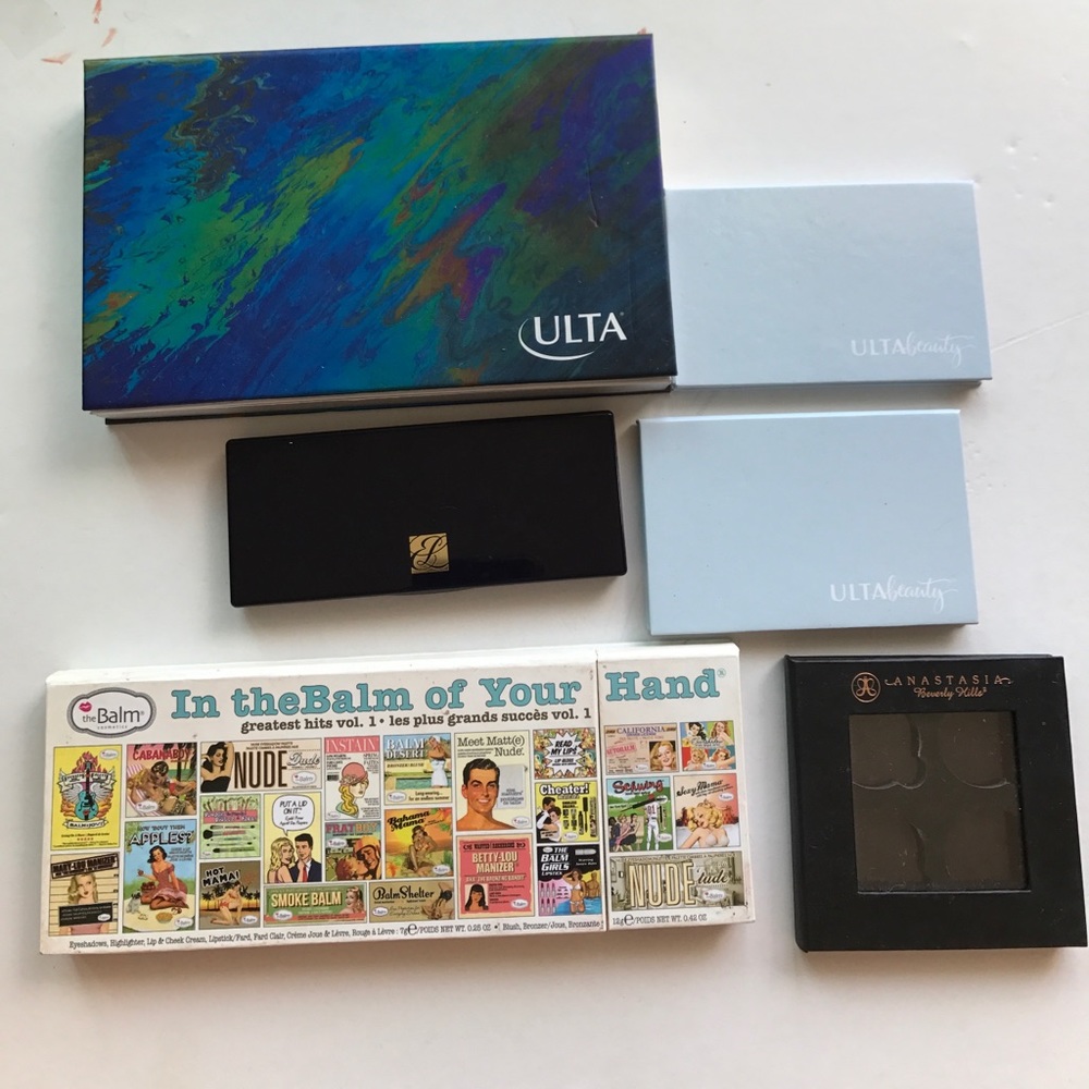 6 MAKEUP PALETTES FOR 15 DOLLARS