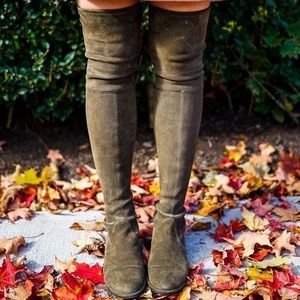 Stuart Weitzman Lowland Loden suede 7.5 M