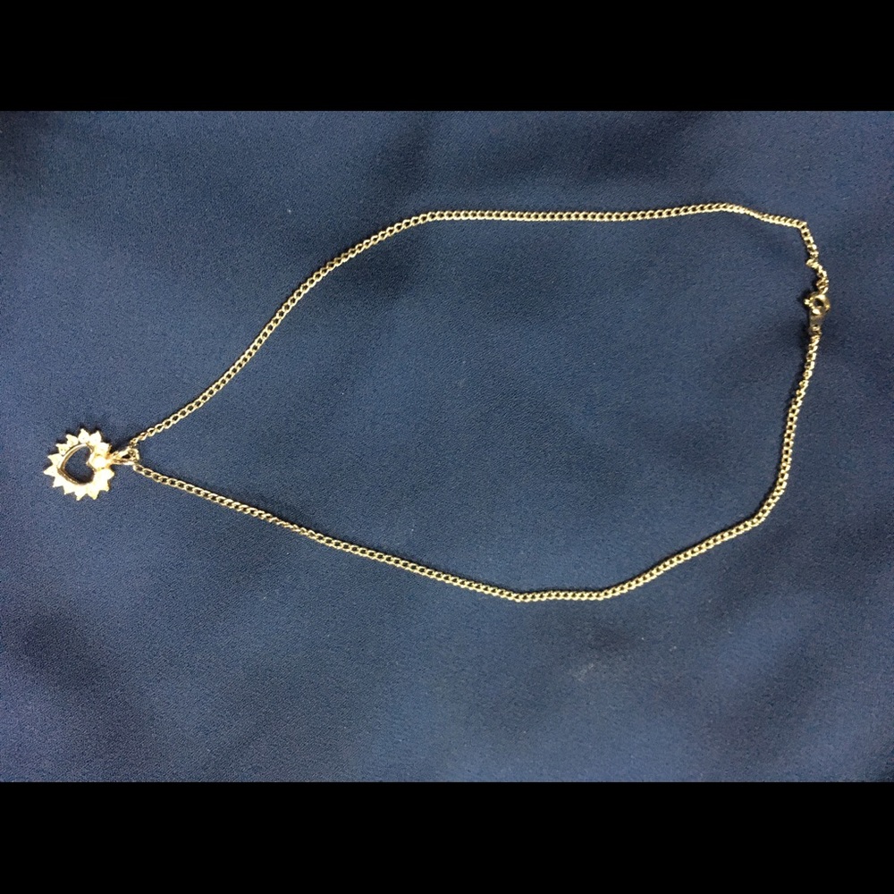 Heart diamond necklace