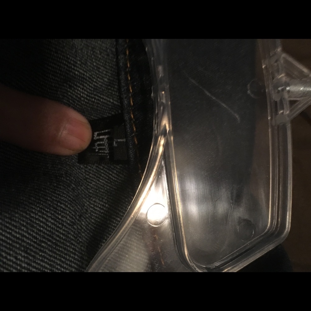 Denim vest.(slightly distressed)