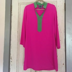 SAIL to SABLE Pink and Green Tunic Dress