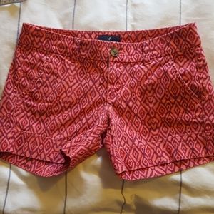 American Eagle midi stretch aztec shorts 0