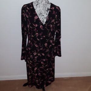 CDC black with flowers dress