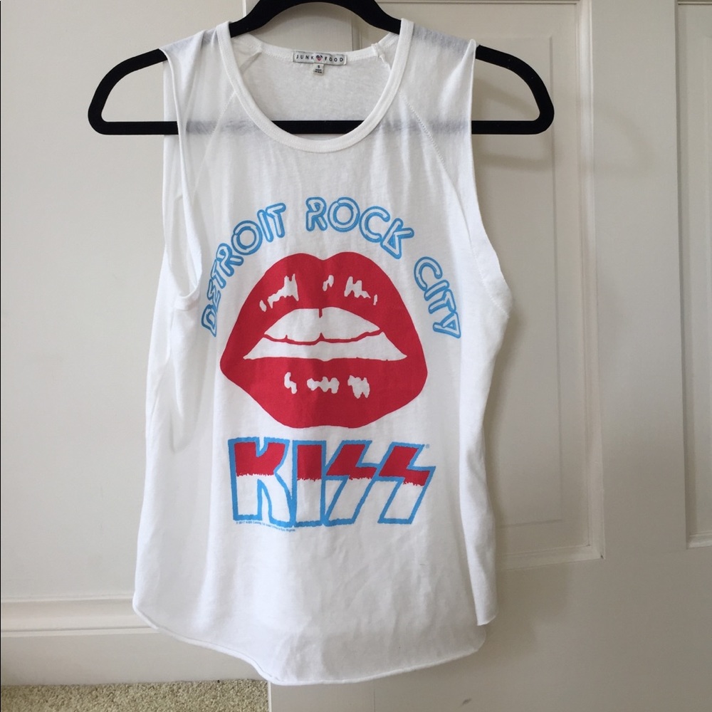 Junk Food KISS Detroit Rock City Raglan Tank