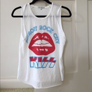 Junk Food KISS Detroit Rock City Raglan Tank
