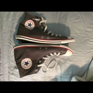 Converse high top grey men's 9 / women's 11