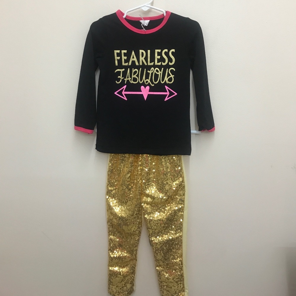 2 piece girls matching outfit