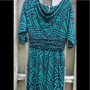 Just Taylor Empire Waist Sheath Dress