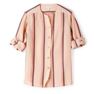 Fossil Silk Jade Blouse