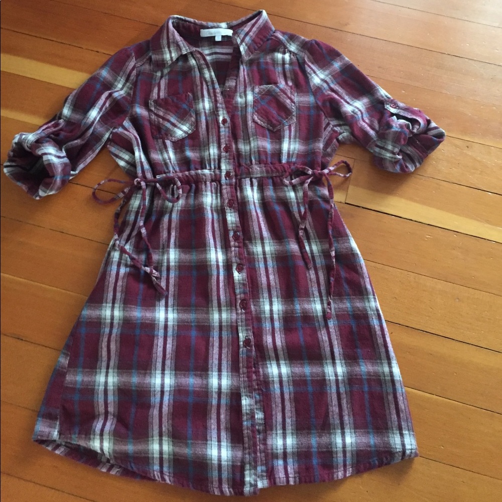 Charlotte Russe Plaid Tunic