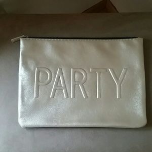 Oversized Macy's clutch