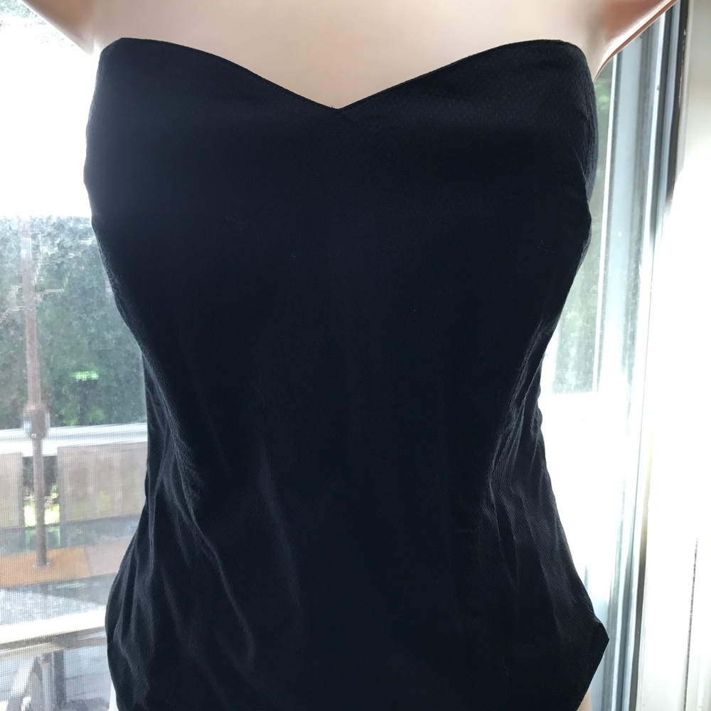 100% cotton boned sweetheart bustier blk or wte