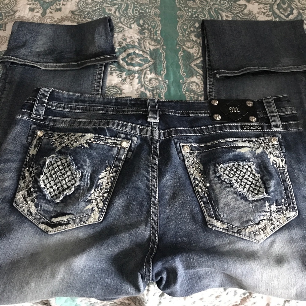 Miss Me Jeans, studded with gems