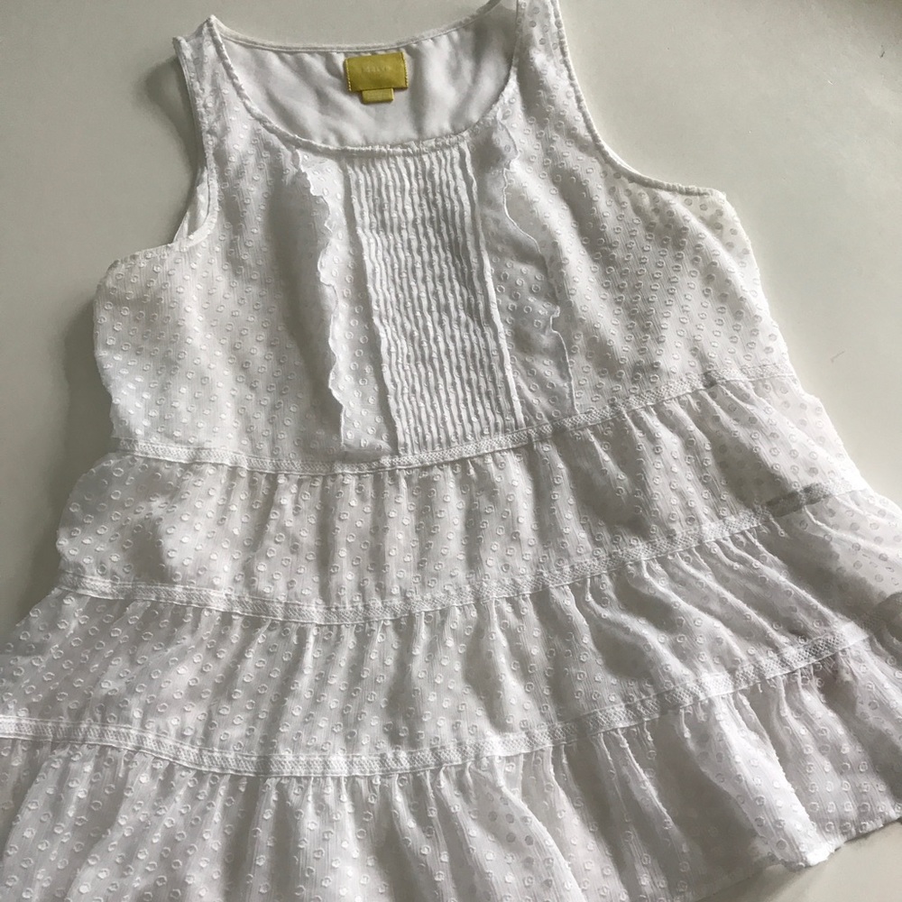 White Maeve top from Anthro