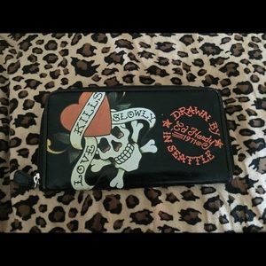 Ed hardy wallet ❤️💀