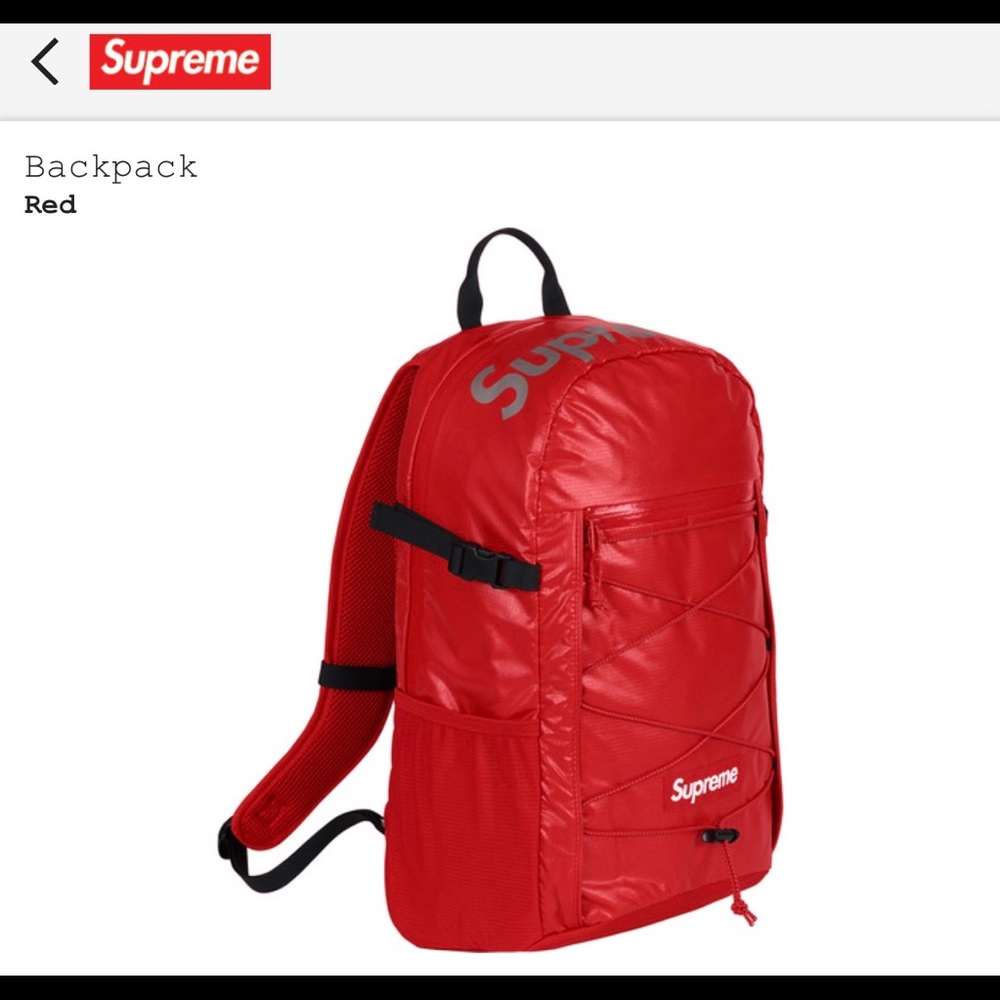 Supreme reflective top bag