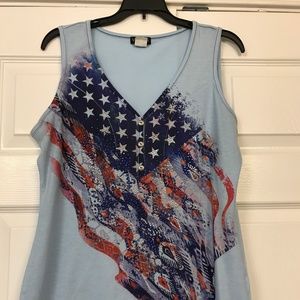 American Flag Tank Top