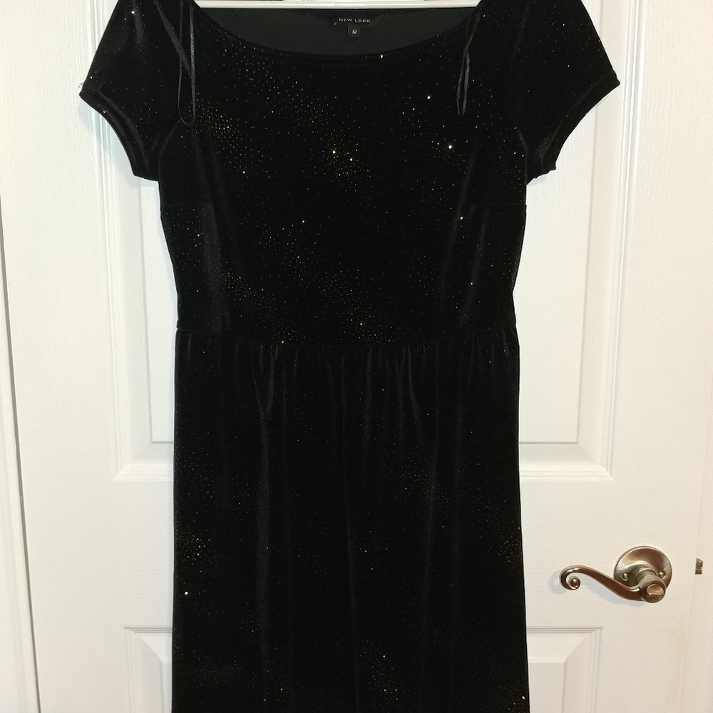 Black dress with sparkles