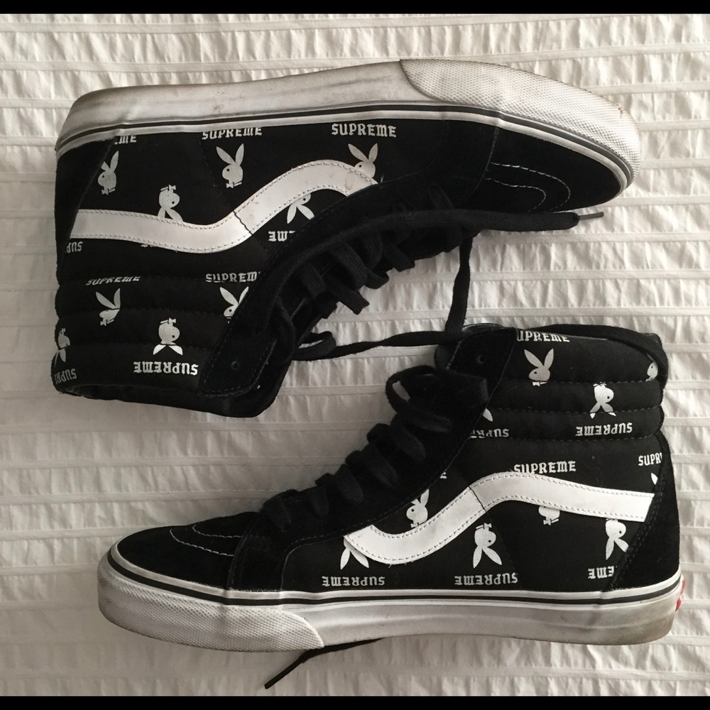 Supreme x Playboy x Vans high tops