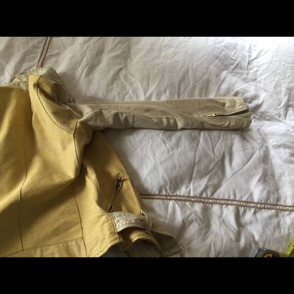 All Saints Harper Leather Jacket Size US 0 - Picture 4 of 6