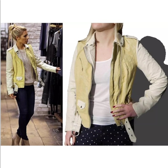 All Saints Harper Leather Jacket Size US 0 - Picture 6 of 6