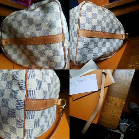 Speedy 30 bandolier Damien azur - Picture 3 of 8