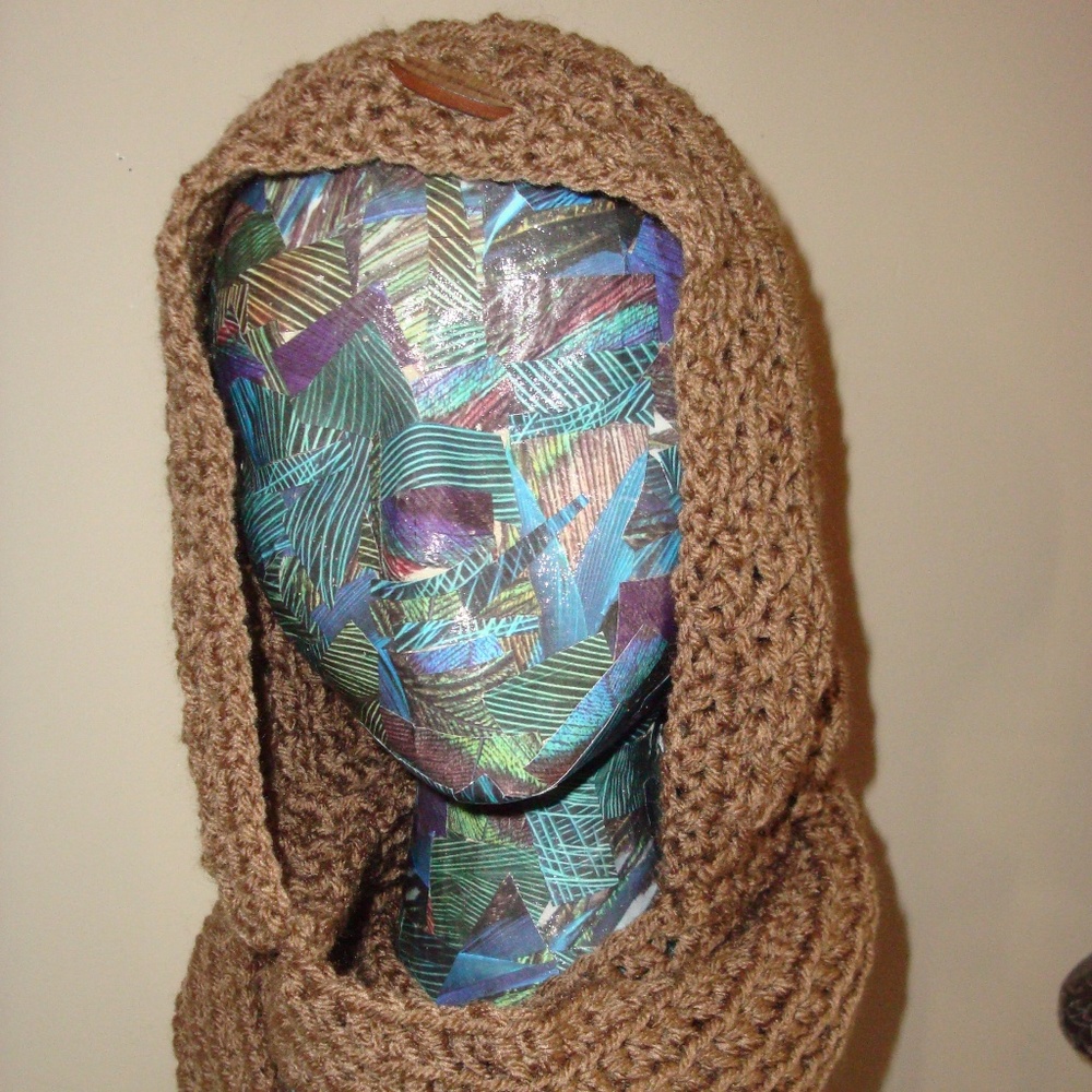 Amazing Cozy Cowl Hood & Wrist Warmer