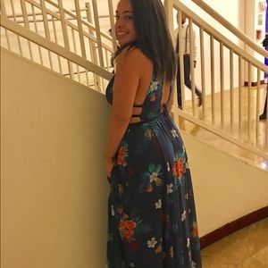 Express Floral Maxi Dress