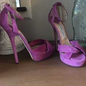 Jimmy Choo "orchid" greta heels