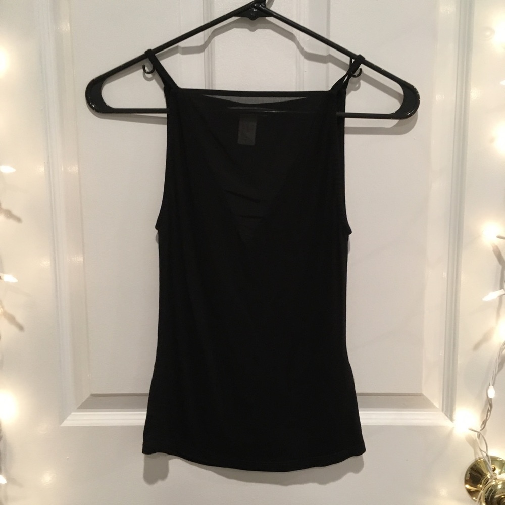 Black Mesh Tank