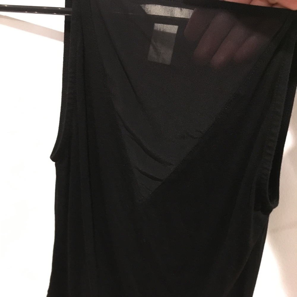 Black Mesh Tank - Picture 3 of 3