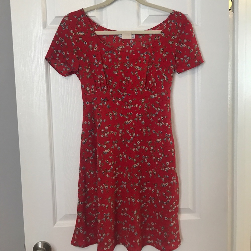 90's Grunge Bitty Floral Vintage dress