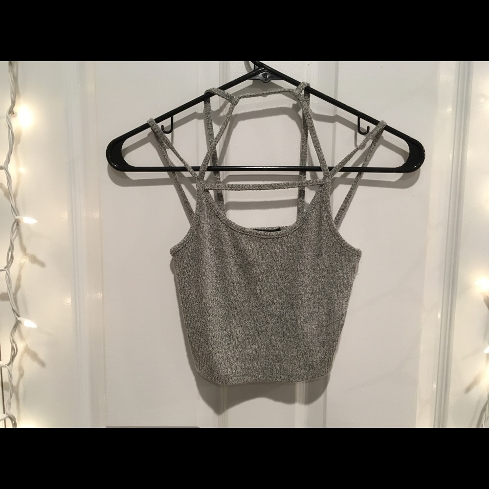 Strappy Crop Tank Top