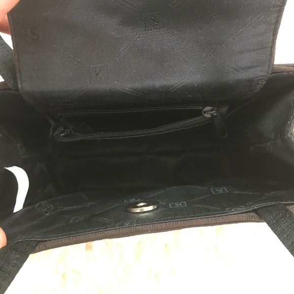 Kate Spade purse hand bag black and brown classy!! - Picture 4 of 8