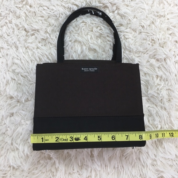 Kate Spade purse hand bag black and brown classy!! - Picture 7 of 8