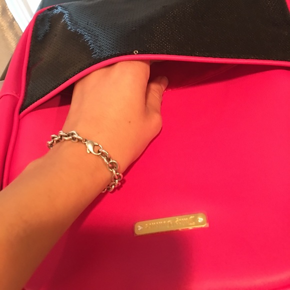 Pink sequin backpack - Picture 3 of 5