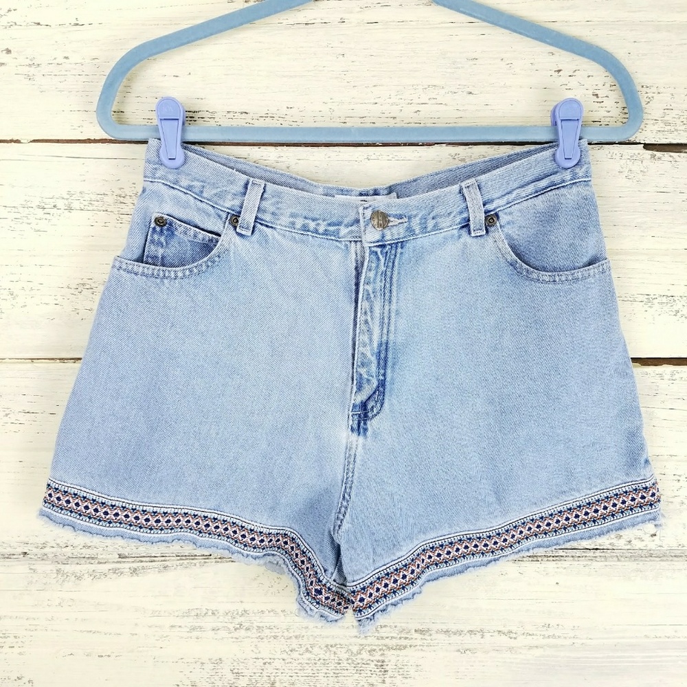 Arizona High Waisted Denim Jean Shorts 29"