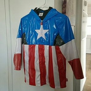 Captain America rain jacket