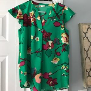 J Crew cap sleeve blouse