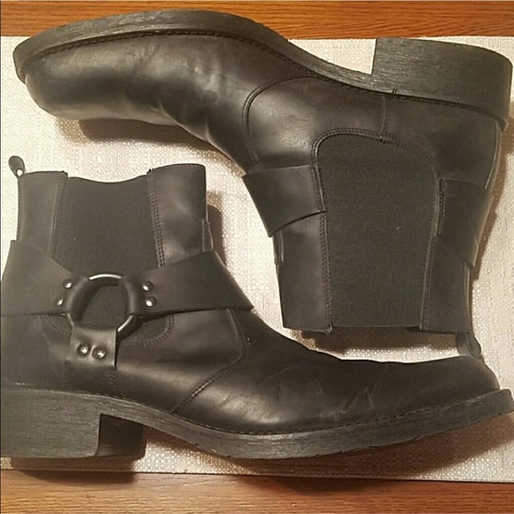 vegan harness boots