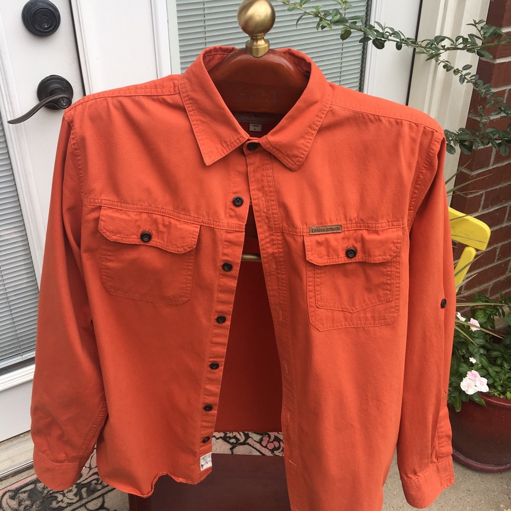 Field & Stream burnt orange shirt size L